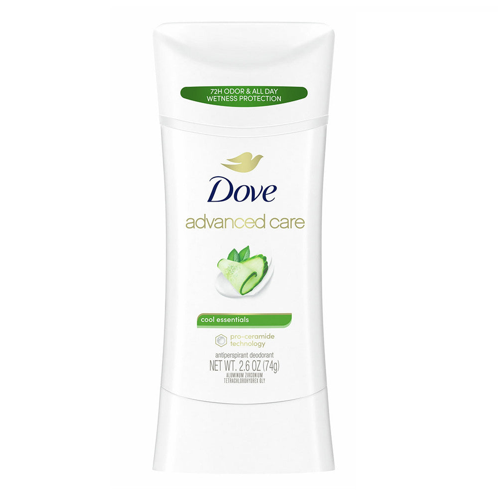 Dove Advanced Care Fresh Cool Essentials Antiperspirant Deodorant, 2 Ea, 2.6 Oz